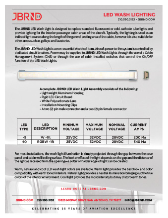 LED Wash Lighting Brochure