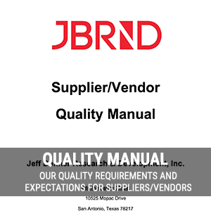 Quality Supplier Manual